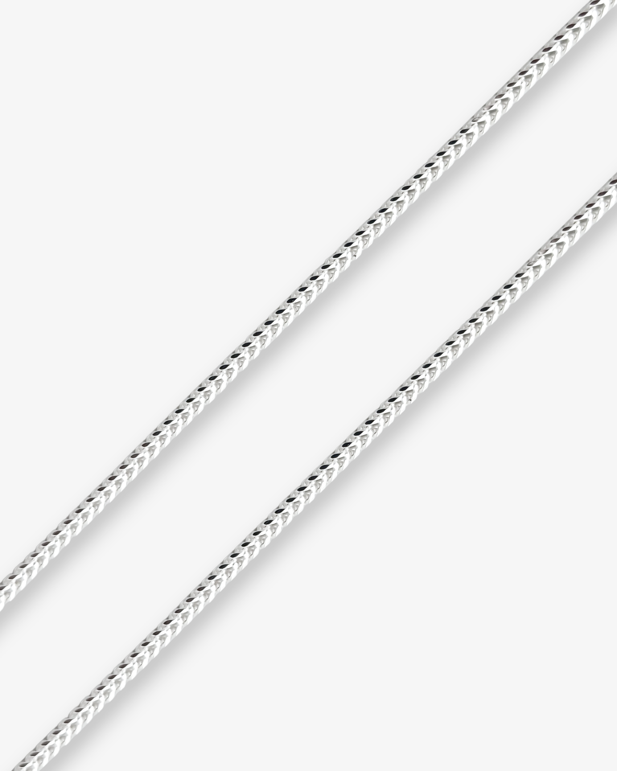 Cheap Sterling Silver Jewellery - Solid 925 Sterling Silver 2mm Franco Chain - Italian Made