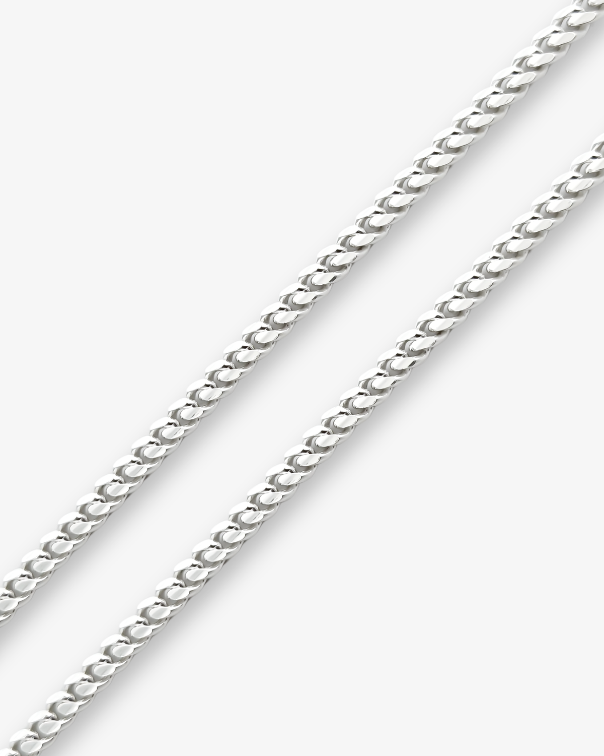 Cheap Sterling Silver Jewellery - Solid 925 Sterling Silver 5mm Cuban Chain - Italian Made