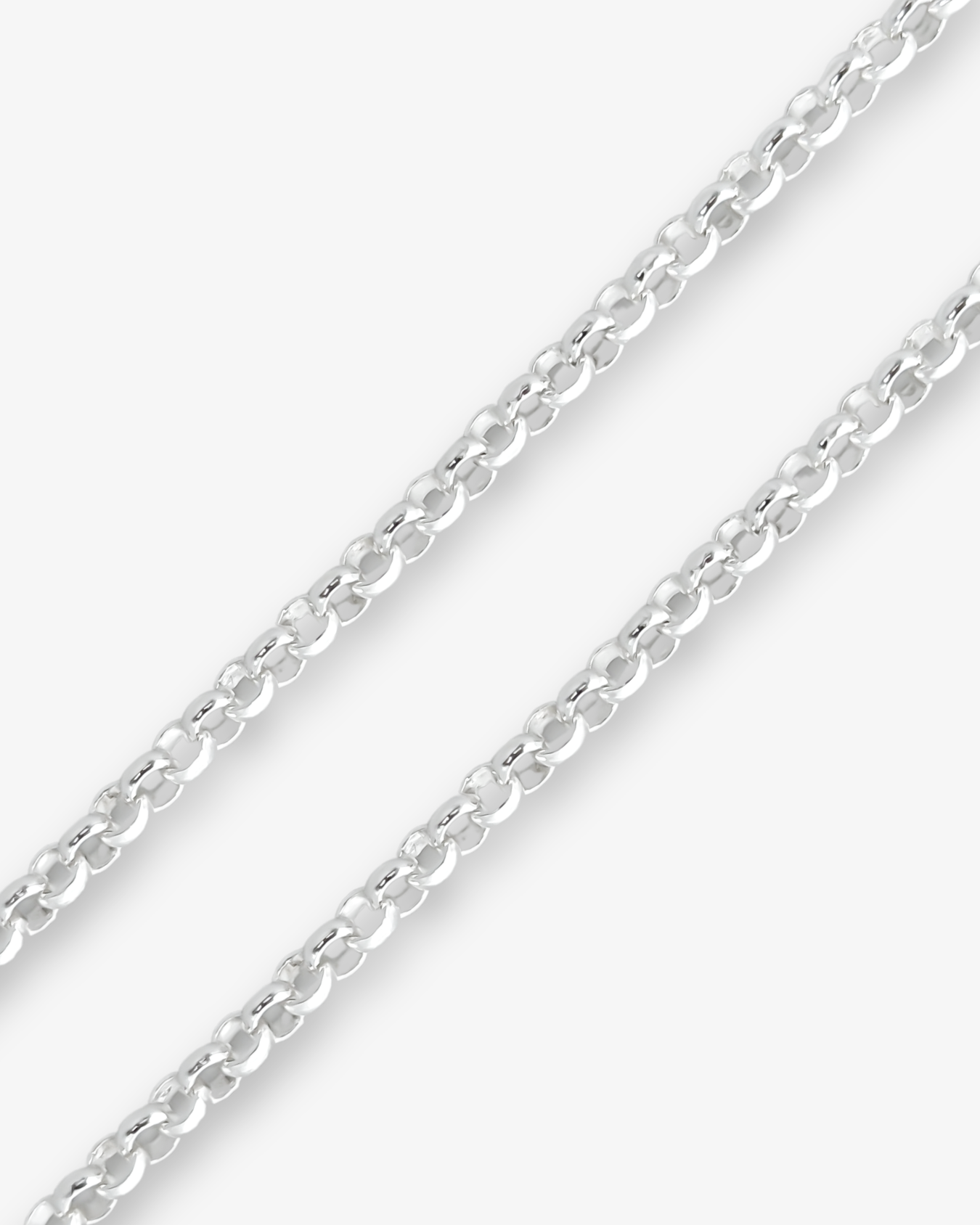 Cheap Sterling Silver Jewellery - Solid 925 Sterling Silver 4mm Belcher Chain - Italian Made