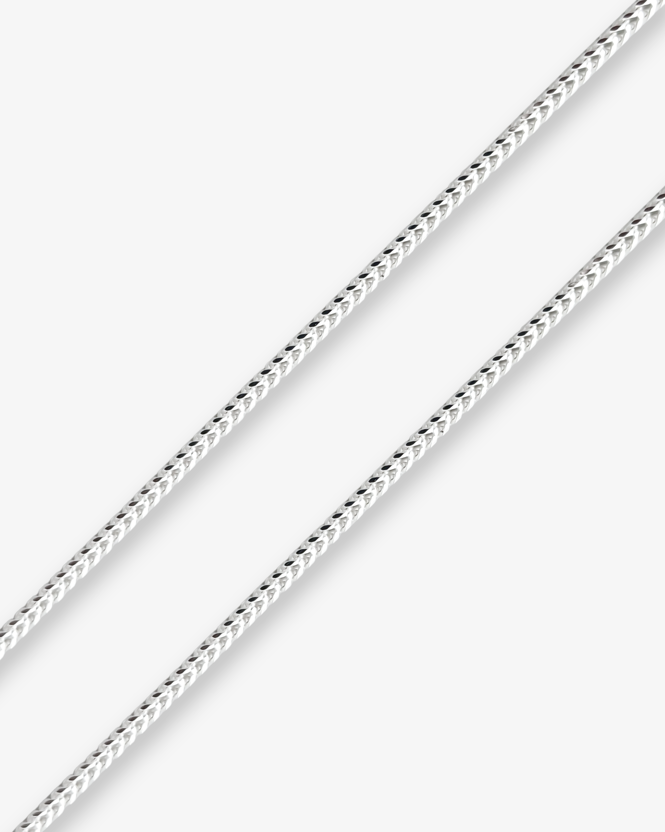 Cheap Sterling Silver Jewellery - Solid 925 Sterling Silver 2mm Franco Chain - Italian Made