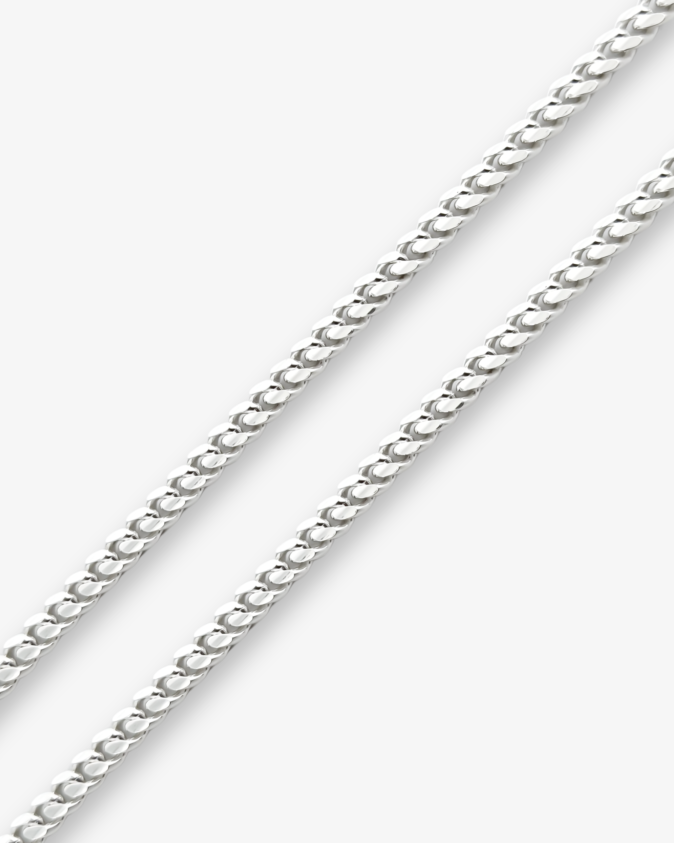 Cheap Sterling Silver Jewellery - Solid 925 Sterling Silver 5mm Cuban Chain - Italian Made